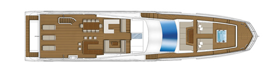 Схема палубы GRANDE 35